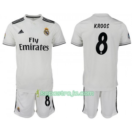 Billiga Fotbollströjor Real Madrid KROOS 8 Barn Hemma tröja 2018/19 Kortärmad